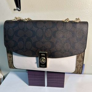 Coach chain crossbody handbag